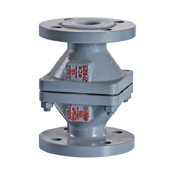 H Fluorine Lined Ball Type Check Valve