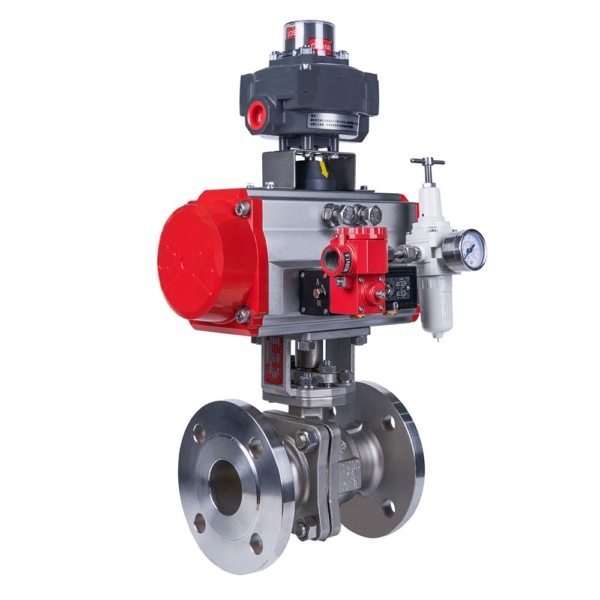 ZPRF Pneumatic Soft Sealing O Ball Shut Off Valve